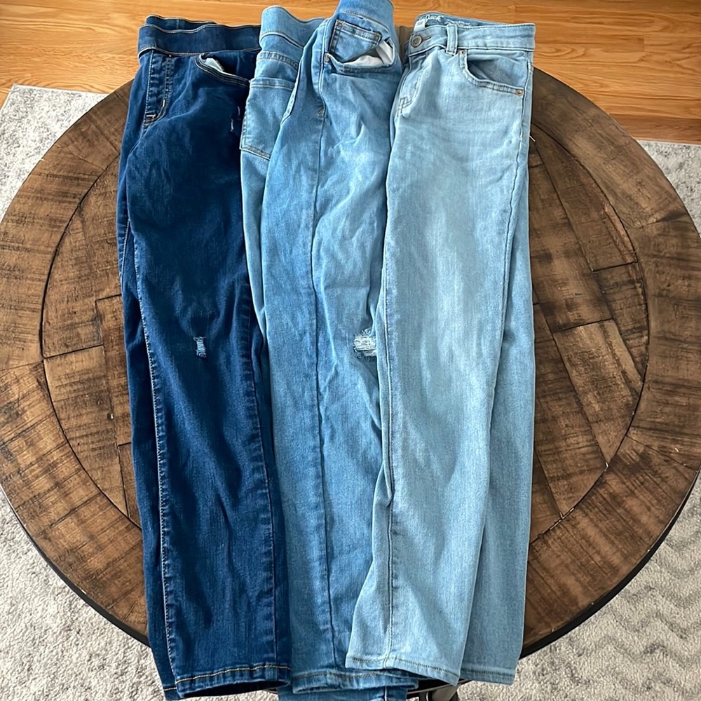 Girls Bundle of 3 Cat & Jack Jeans - Size 14